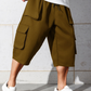 Férfi Casual Cargo Capri Shorts