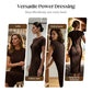 👗 IDŐSZAKOS 30% KEDVEZMÉNY! ✨ Csavart elülső hasítékos ruha – Derékkiemelő, elegáns, folyó sziluett 💃