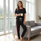 Women's Sporty 2-Piece Set with Side Stripes