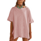 👚 30% KEDVEZMÉNY MOST!🌸 Női Laza Mélykivágású Felső – Puha & Légáteresztő – Hétköznapi Elegancia ✨