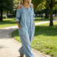 ⏳🔥KORLÁTOZOTT IDEIG 30% KEDVEZMÉNY! 👗 Bő szabású, széles szárú overall jumpsuit zsebekkel – Erőfeszítés nélküli kényelem és stílus ✨