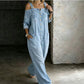 ⏳🔥KORLÁTOZOTT IDEIG 30% KEDVEZMÉNY! 👗 Bő szabású, széles szárú overall jumpsuit zsebekkel – Erőfeszítés nélküli kényelem és stílus ✨