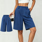 👗🔥LIMITED-TIME 50% OFF! Women's Casual High-Waist Pleated Shorts – Chic, Comfortable & Flattering ✨