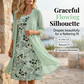 🔥Női elegáns sifon ruha és kardigán szett – 2 darab🌺👗
