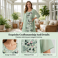 🔥Női elegáns sifon ruha és kardigán szett – 2 darab🌺👗