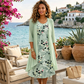 🔥Női elegáns sifon ruha és kardigán szett – 2 darab🌺👗