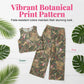 👚 MOST 30%-OS KEDVEZMÉNY! 👖 Női nyomott mintás ujjatlan felső és széles szárú nadrág szett – Laza és légáteresztő – Tökéletes nyári, strand- vagy üdülőruhának – könnyed elegancia 🌸