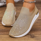 👟Női Strasszos Pillangó Csúszós Sneakerek - Csillogj Minden Lépéssel ✨