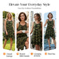👗 IDŐSZAKOS 30% KEDVEZMÉNY! ✨ Ujjatlan kamuflázs ruha – aszimmetrikus szegély, vagány stílus, egyedi 🍂