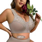 Plus Size kényelmi melltartó elülső záródású kialakítással