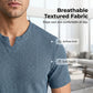 Férfi slim fit V-nyakú rövidujjú ing